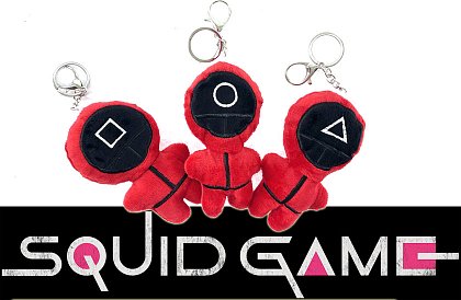 Squid game - prívesok na kľúče 12 cm - Hra na kalmáre