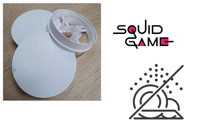 Squid Game – Sada vykrajovátok na sušienky 4 ks + krabička